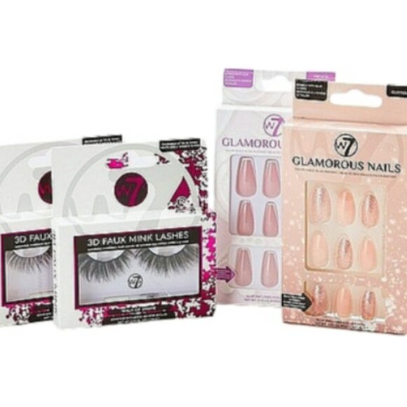 Aeropostale W7 Going Out Out! Glamorous Nails and Lashes Beauty Set/Kit - Picture 1 of 17